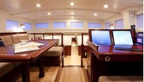 Sailing yacht Annagine - Upper Salon looking forward 2